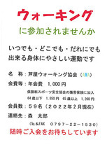 毎日歩きましょう!!